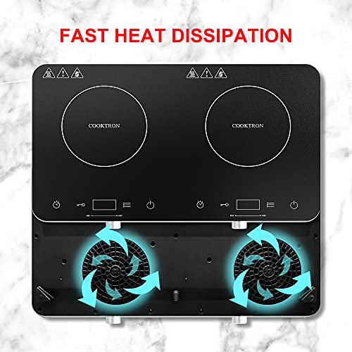 Portable Double Induction Cooktop