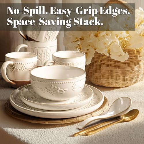 Plates And Bowls Sets (16 Count)