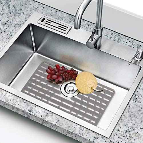 Sink Mat Sink Protectors for Kitchen Sink Skid Resistance PVC Free Silicone Sink Mat