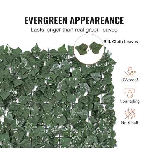 Artificial Ivy Privacy Fence Screen (48 Sq Ft)