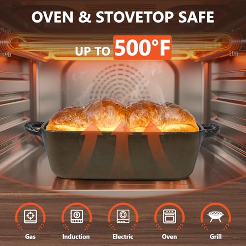 Cast Iron Loaf Pan 9.5x5 Inch