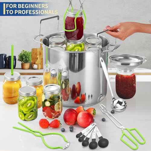 Canning Supplies Starter Kit with Canning Rack