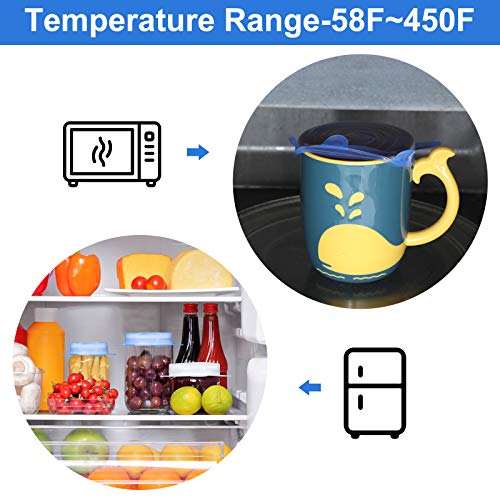 24 Pcs Silicone Stretch Food Covers (24 Count)