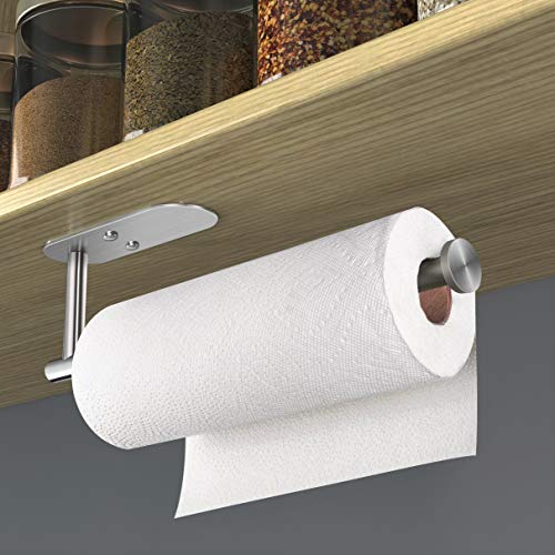 Adhesive Paper Towel Holder Under Cabinet Mount