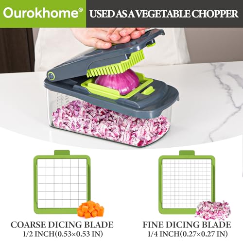 Veggie Chopper and Dicer with Container (12 Count)
