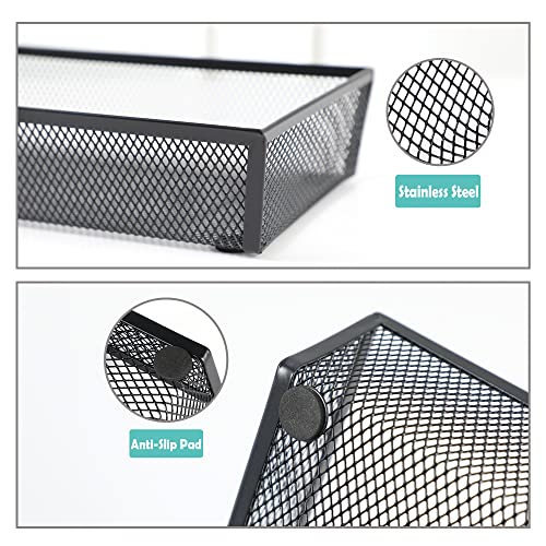 3 Pack Mesh Flatware Drawer Organizer for Kitchen (3 Count)