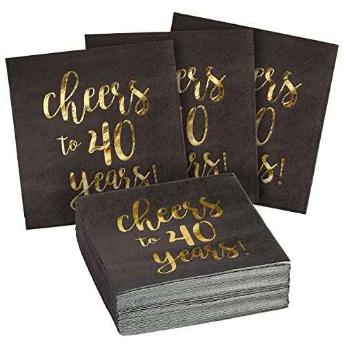 40th Birthday Napkins (50 Count)