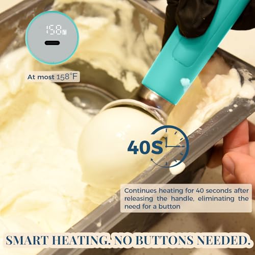 Heated Ice Cream Scoop Rechargeable