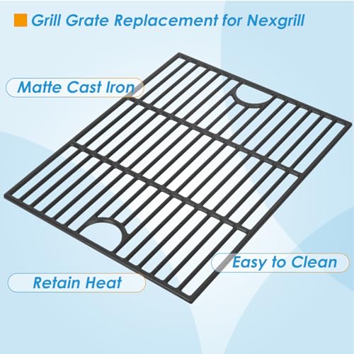 17" Grill Grates Replacement Parts for Nexgrill 4 (2 Count)
