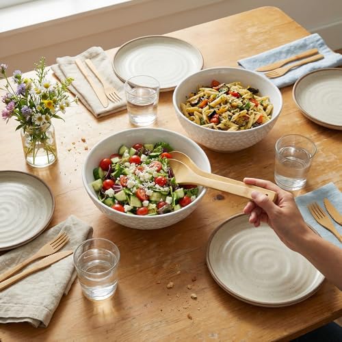 Large Ceramic Dinner Bowl Set
