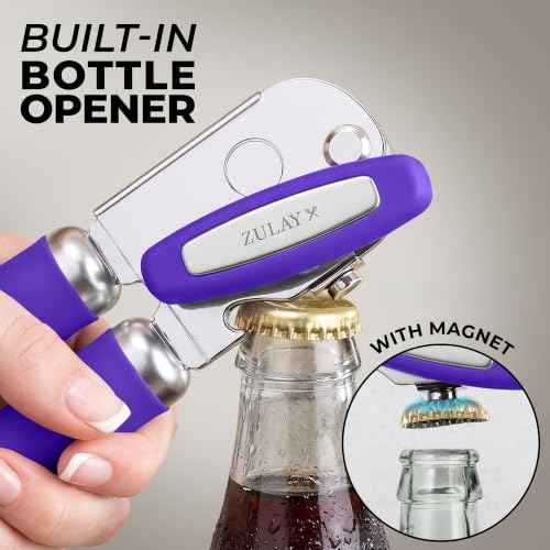 Stainless Steel Swing Open Manual Can Opener Comfortable Grip