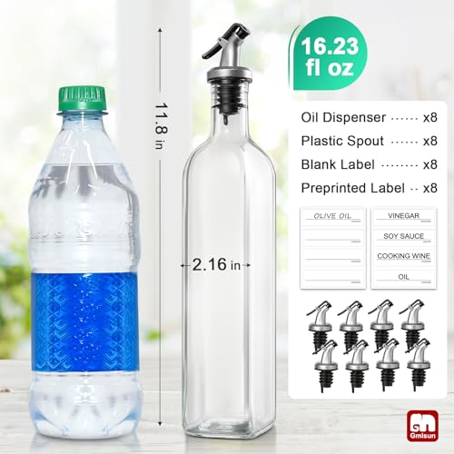 Olive Oil Dispenser for Kitchen 8 Pack (8 Count)