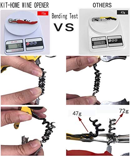 Professional Waiter Corkscrew Wine Openers Set (4 Count)