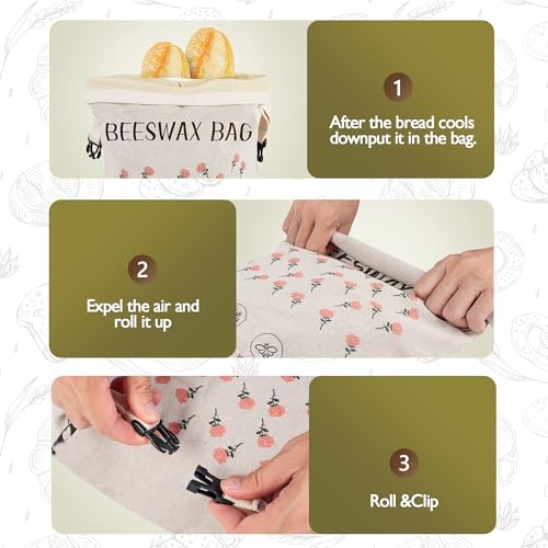 2 Pack Beeswax Bread Bag (2 Count)