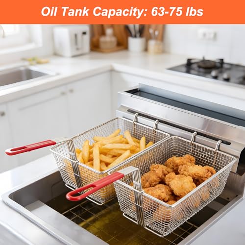 75 lb Commercial Propane Deep Fryer
