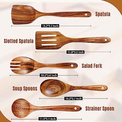 Wooden Kitchen Utensil Set (5 Count)