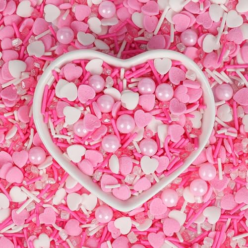 Edible Heart Sprinkles (4.5 Ounce)