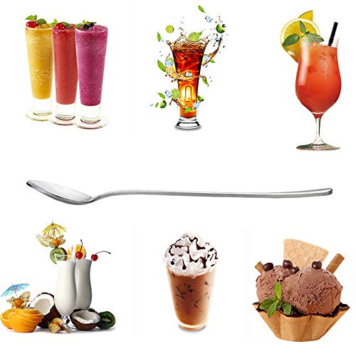 10 Piece Long Handle Iced Tea Spoon (10 Count)