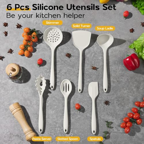 Silicone Cooking Utensils Set (6 Count)