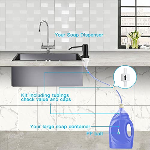 Dish Soap Dispenser for Kitchen Sink