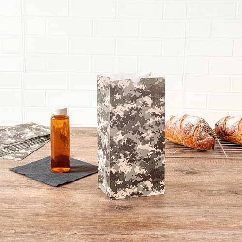 Camouflage Paper Bag (100 Count)
