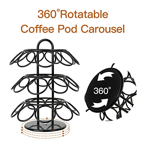 Rotating Coffee Pod Holder for Keurig Pods
