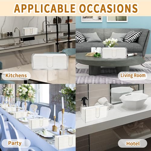 1 Pack Acrylic Paper Towel Holder