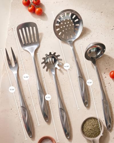 Stainless Steel 5 Piece Cooking Utensil Set (5 Count)