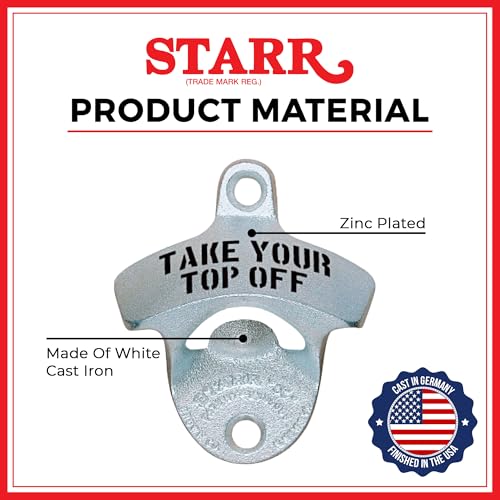 Original Take Your Top Off Wall Mounted Bottle Opener