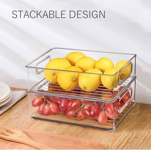 7 Pack Refrigerator Organizer Bins