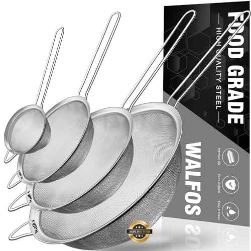 Extra Fine Mesh Strainer Set of 4 (4 Count)