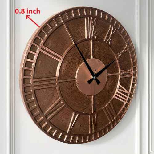 Handmade Copper Wall Clock Artisan Touch in Every Piece