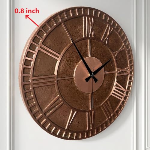 Handmade Copper Wall Clock Artisan Touch in Every Piece
