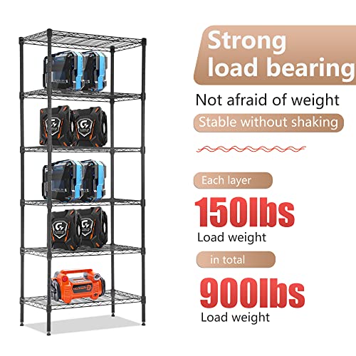 6 Tier Wire Shelf