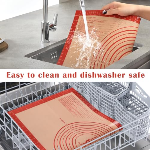 Non slip Silicone Pastry Mat Extra Large Measurements 28''x 20'' Baking Mat