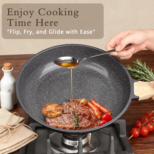 Ceramic Pots and Pans Set Non Stick