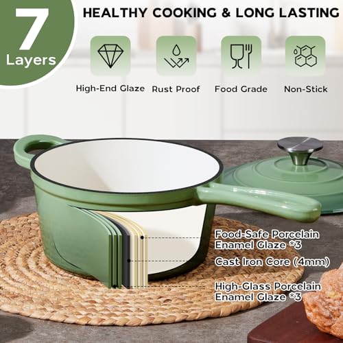 Cast Iron Sauce Pan Pot