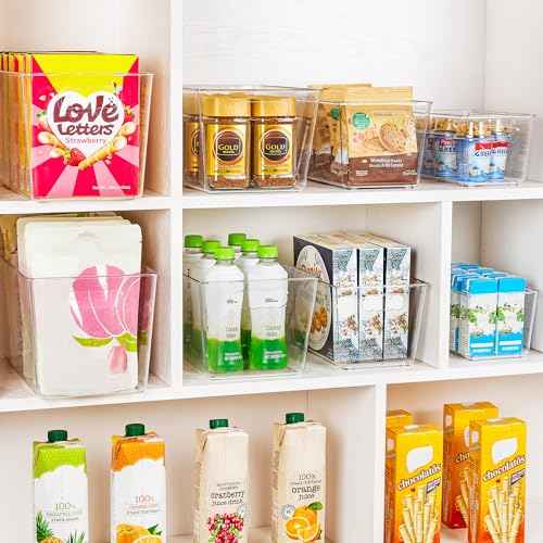 12 Pack Clear Storage Bins (12 Count)