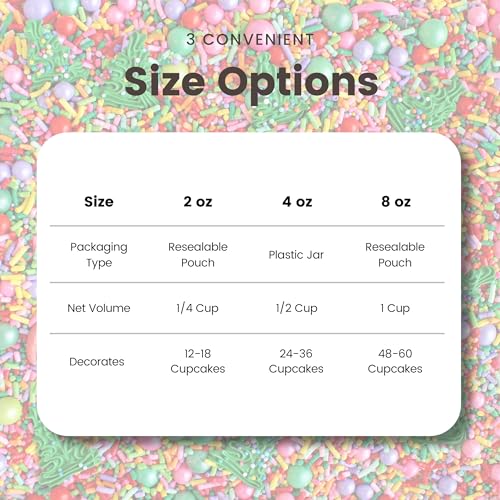 Twinkling Trees Sprinkle Mix (4 Count)