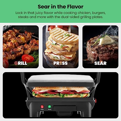 Panini Press Grill and Gourmet Sandwich Maker Non