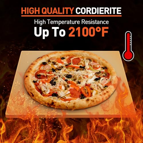 Pizza Stone for Oven and Grill 15 x 12 Inch