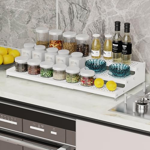 Expandable Spice Rack organizer with 3 (2 Count)