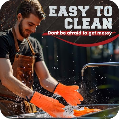 Silicone Smoker BBQ Gloves (2 Count)