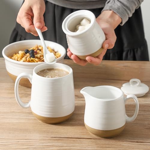 Ceramic Sugar and Creamer Set (10 Ounce)