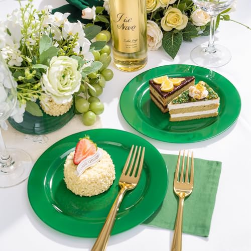 60PCS Green Plates & St. Patrick's Day Plates (60 Count)