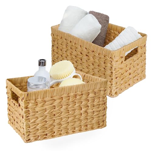 Wicker Storage Baskets (2 Count)