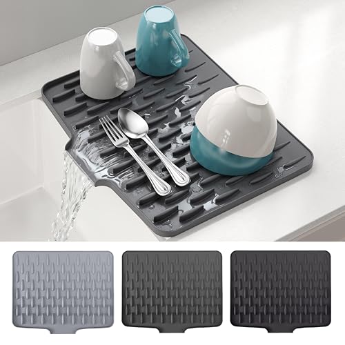 Silicone Dish Drying Mat for Kitchen Counter
