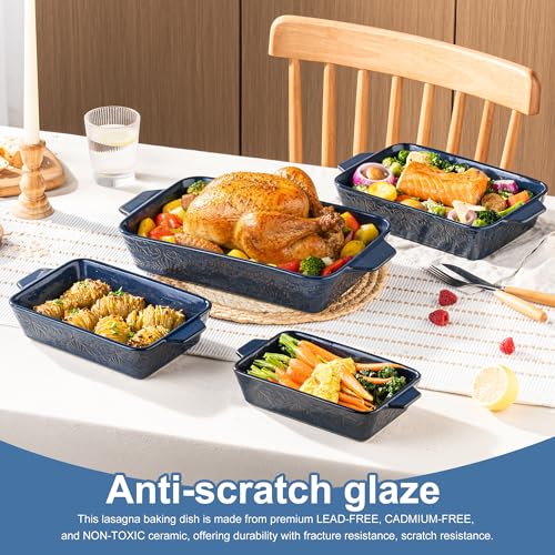 Casserole Dishes for Oven (4 Count)