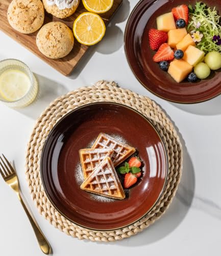 9.0" Ceramic Pasta Bowls Set of 4 (4 Count)