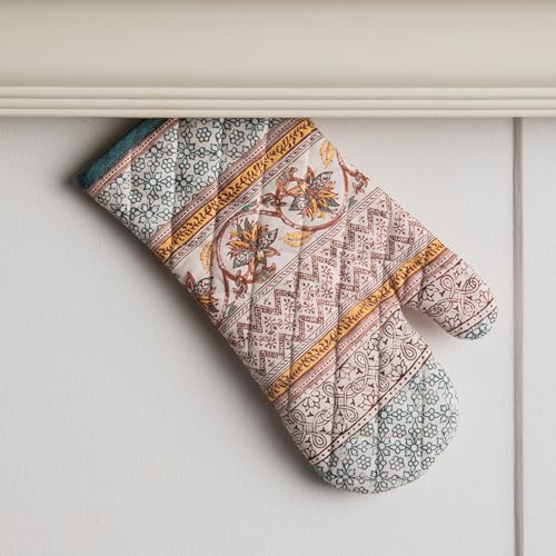 100% Cotton Oven Mitt & Pot Holder Set (2 Count)